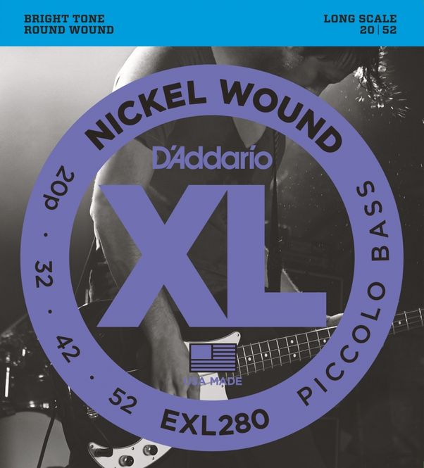Hovedbilde D'Addario EXL280 Piccolo Bass 020P - 052