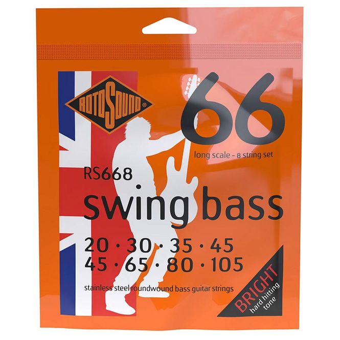 Hovedbilde Rotosound RS668 Swing Bass 66 - 8-str 20-105
