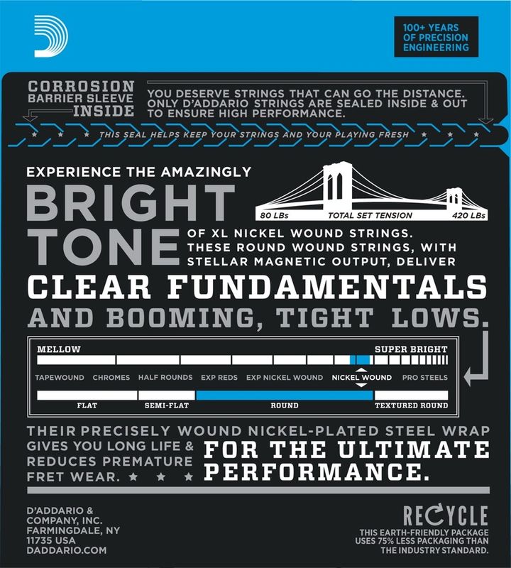 D'Addario EXL170-5SL Light 045 - 130 (5-Str.Super Long)