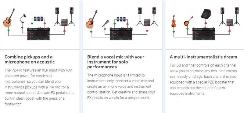 Radial PZ-Pro 2-Channel Acoustic Instrumental Preamp