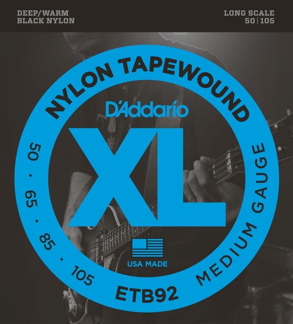 Hovedbilde D'Addario XL Nylon Tapewound 50-105