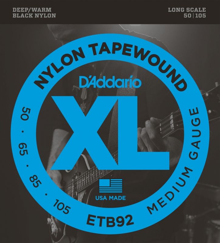 D'Addario XL Nylon Tapewound 50-105