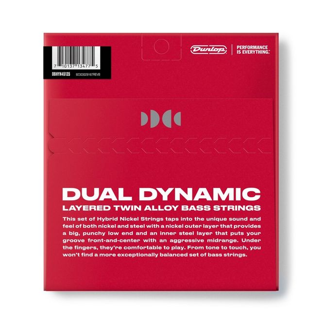 Hovedbilde Dunlop Hybrid Nickel Bass Strings 5-String