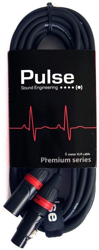 Pulse Mikrofonkabel 6m XLR/XLR