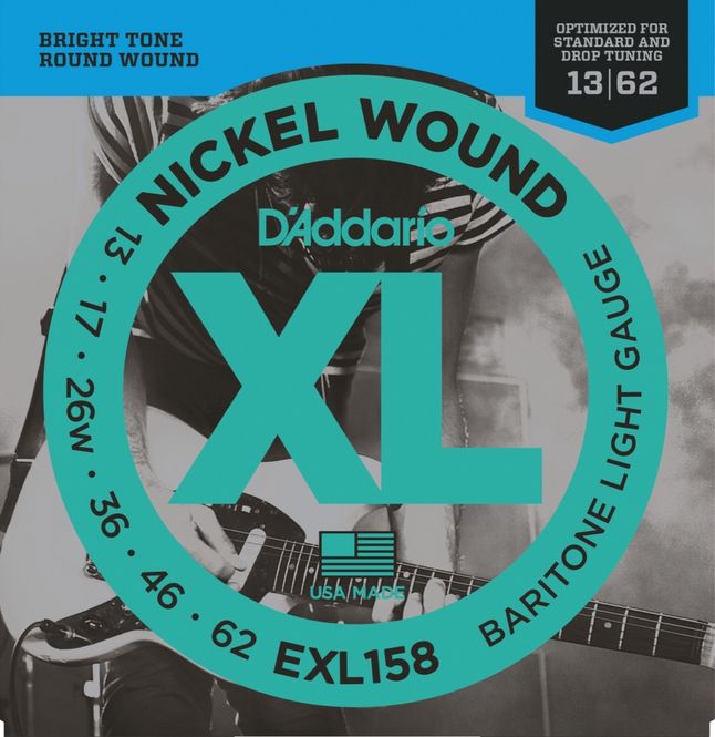 Hovedbilde D'Addario EXL158 Nickel Wound (Baritone) Light