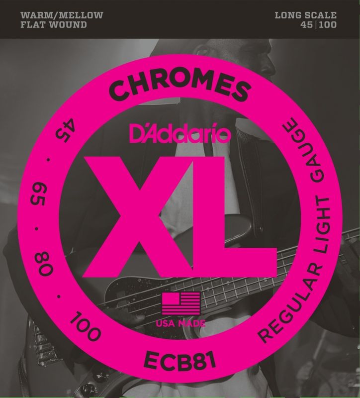 D'Addario Chromes Flatwound 45-100