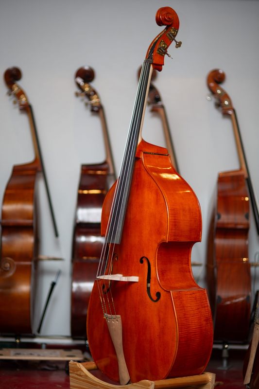 Rumensk kontrabass (3/4) gambeform