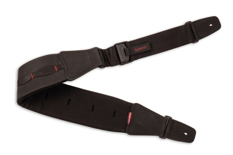 Music Area Black Widened Guitar Strap